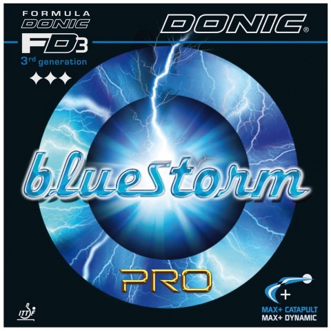 BlueStorm Pro Rouge Revetement Tennis de Table Donic image 1