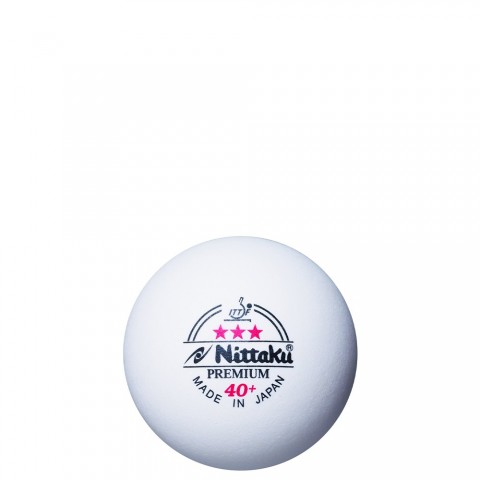 Carton Premium P40+ 3*** 4 Blisters de 3 Balles Tennis de Table Nittaku