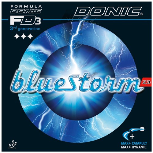 Revêtement Donic Bluestorm Z3 Bleu 14190