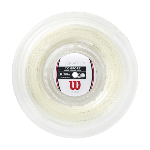 Bobine Tennis Wilson Sensation Comfort Blanc 14803