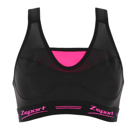 Brassiere Zsport Virtuosy Femme Noir/Rose 15028