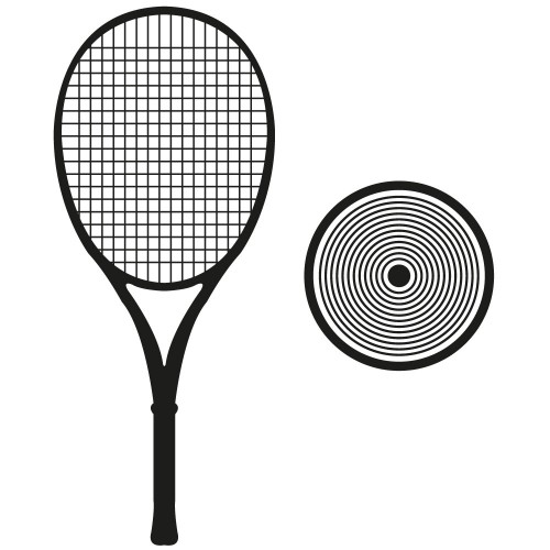 Option recordage Raquette Tennis 16036