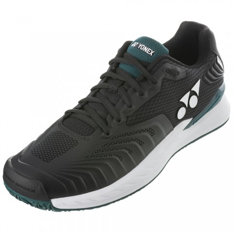 Chaussures Tennis Yonex Power Cushion Eclipsion 4 Terre Battue Homme Noir/Vert 16656