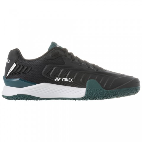 Chaussures Tennis Yonex Power Cushion Eclipsion 4 Terre Battue Homme Noir/Vert 16658