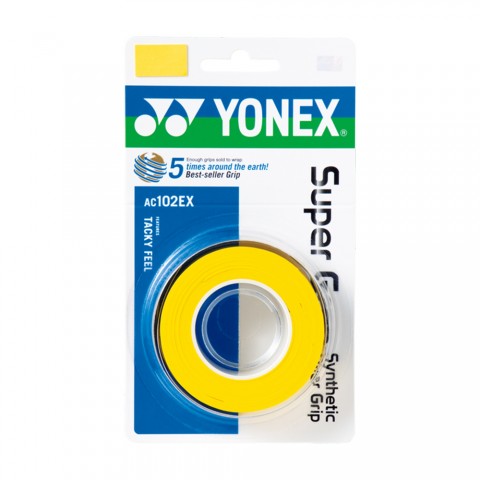 Surgrips Yonex AC102 x3 Jaune 16741