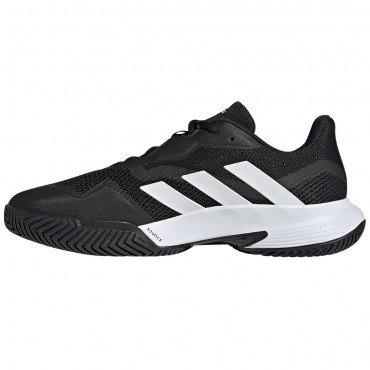 Chaussures adidas Tennis Court Jam Control Toutes Surfaces Homme Noir/Blanc
