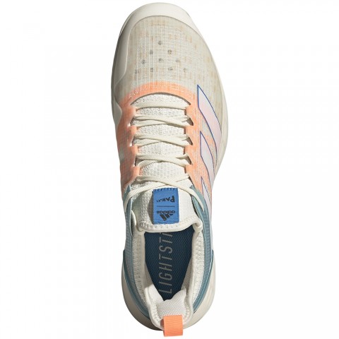 Chaussures Tennis adidas Adizero Ubersonic 4 Toutes Surfaces Homme Blanc/Orange 17068
