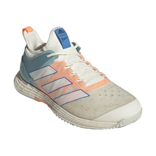 Chaussures Tennis adidas Adizero Ubersonic 4 Toutes Surfaces Homme Blanc/Orange 17070