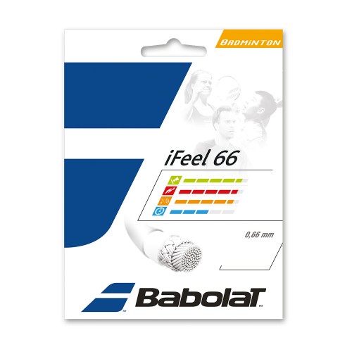 Garniture Badminton Babolat iFeel 66 Blanc 17139