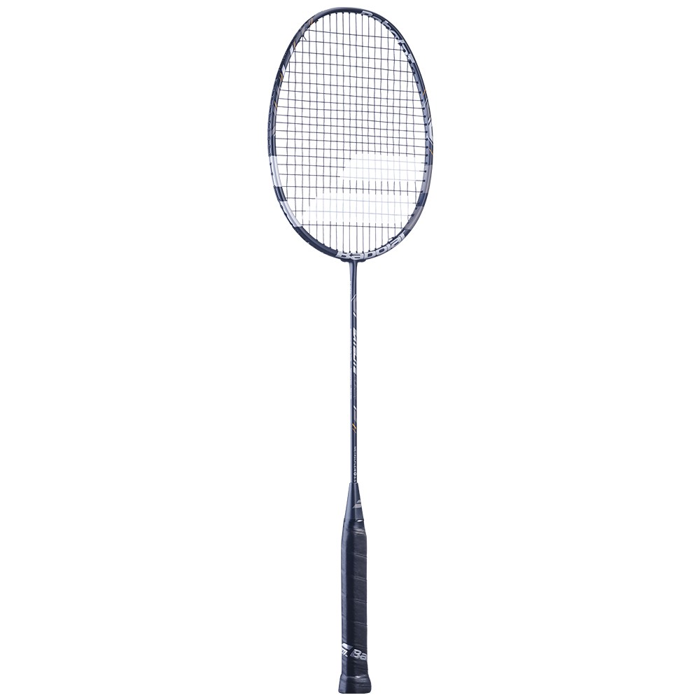 Raquette Badminton Babolat Powerlight - Cordée, Noir/Jaune - Avec Housse