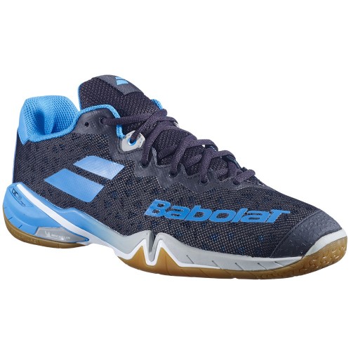 Chaussures Badminton Babolat Shadow Tour Homme Noir/Bleu 18134