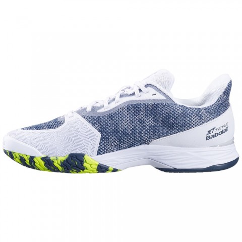 Chaussures Tennis Babolat Jet Tere Toutes Surfaces Homme Blanc/Bleu 18380