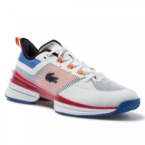 Chaussures Tennis Lacoste AG-LT Ultra 21 Terre Battue Homme Blanc/Bleu/Rouge 18453