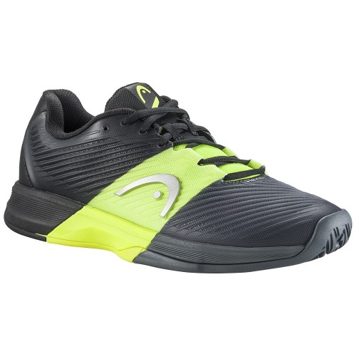 Chaussures Tennis Head Revolt Pro 4.0 Toutes Surfaces Homme Noir/Jaune 18459