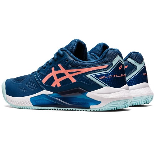 Chaussures Tennis Asics Gel Challenger 13 Terre Battue Femme Bleu 18480