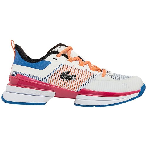 Chaussures Tennis Lacoste AG-LT 21 Ultra Toutes Surfaces Femme Blanc/Marine/Rouge 18535