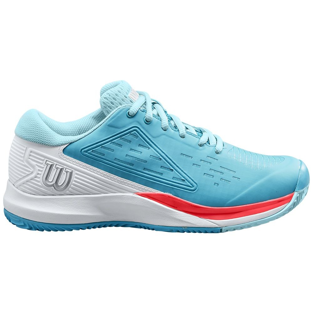 Chaussures Wilson Tennis Rush Pro Ace Terre Battue Femme Bleu/Blanc -  Sports Raquettes