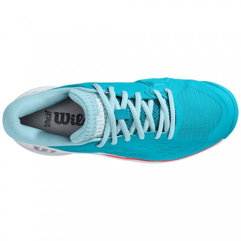 Chaussures Tennis Wilson Rush Pro Ace Terre Battue Femme Bleu/Blanc 18541