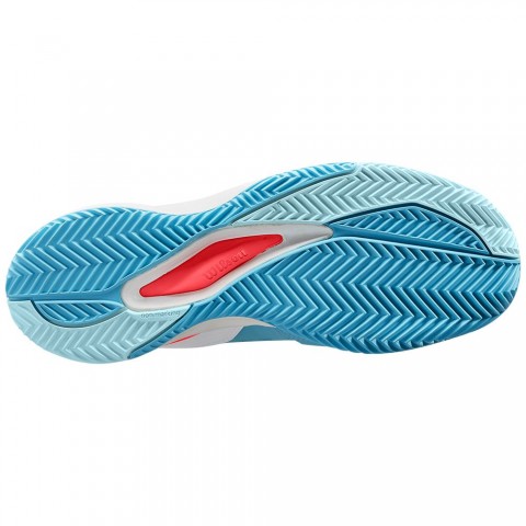 Chaussures Tennis Wilson Rush Pro Ace Terre Battue Femme Bleu/Blanc 18542