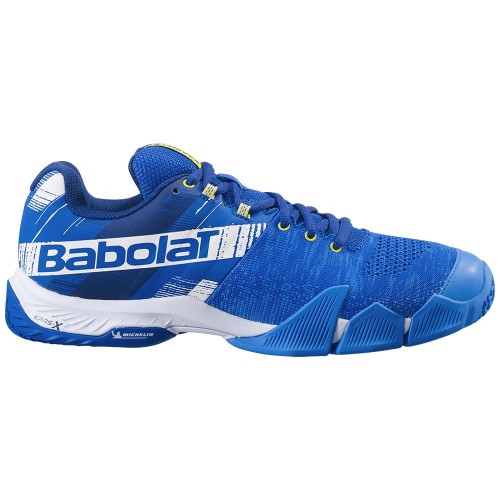 Chaussures Babolat Padel Movea Homme Bleu/Blanc