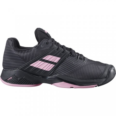 Chaussures Tennis Babolat Propulse Fury Toutes Surfaces Femme Noir/Rose 18572