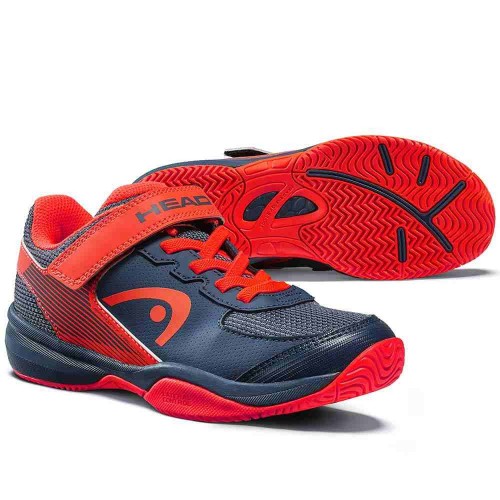 Chaussures Tennis Head Sprint 3.0 Velcro Toutes Surfaces Junior Bleu/Rouge 18605