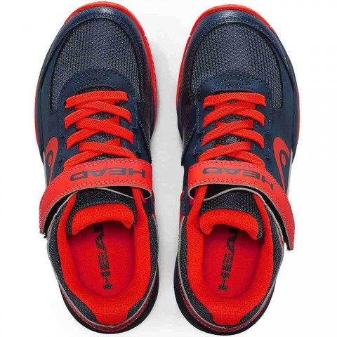 Chaussures Tennis Head Sprint 3.0 Velcro Toutes Surfaces Junior Bleu/Rouge 18607