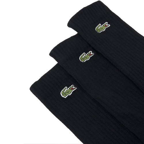 Chaussettes Lacoste RA4182 Noir x3 18754