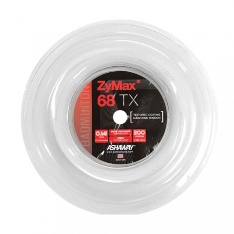 Bobine Badminton Ashaway Zymax 68 TX Blanc 18830