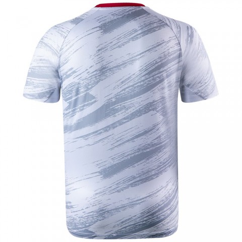 Tee-shirt Victor T-20000TD A Denmark National Team Homme Blanc Tee-shirt Victor T-20000TD A Denmark National Team Homme Blanc
