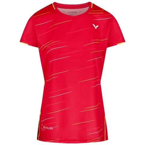 Tee-shirt Victor T-24101 Femme Rouge 18961