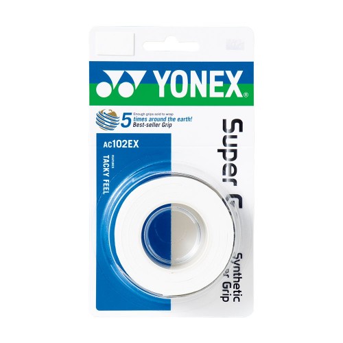 Surgrips Yonex AC102 x3 Blanc 19026