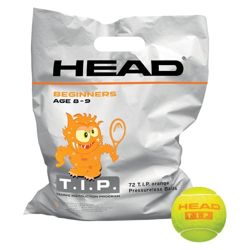 Recharge Balles Tennis Head T.I.P. Orange x72 19096