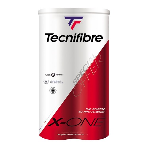 Bipack Balles Tennis Tecnifibre X-One x4 19220