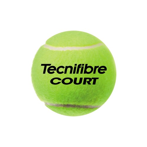 Bipack Balles Tennis Tecnifibre Court x4 19228