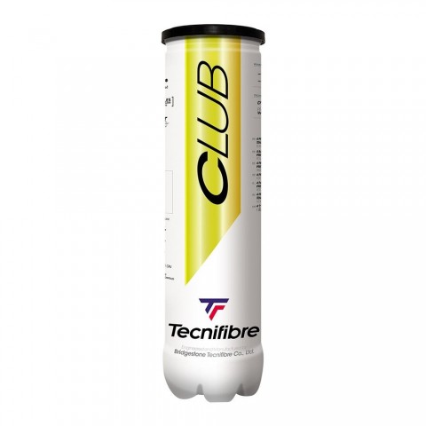 Bipack Balles Tennis Tecnifibre Club x4 19242