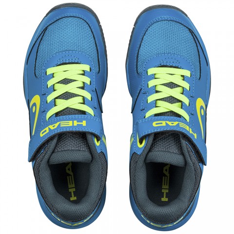 Chaussures Tennis Head Sprint Velcro 3.0 Toutes Surfaces Junior Bleu/Jaune 19307