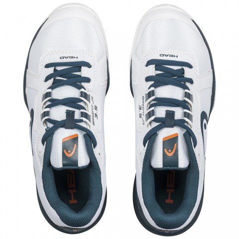 Chaussures Head Tennis Sprint 3.5 Toutes Surfaces Junior Blanc/Orange Chaussures Head Tennis Sprint 3.5 Toutes Surfaces Junior Blanc/Orange
