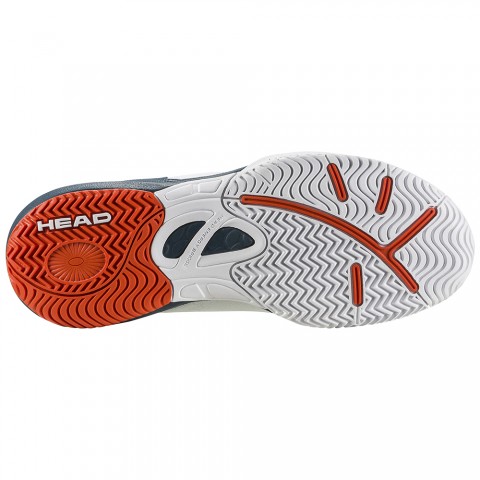 Chaussures Head Tennis Sprint 3.5 Toutes Surfaces Junior Blanc/Orange Chaussures Head Tennis Sprint 3.5 Toutes Surfaces Junior Blanc/Orange
