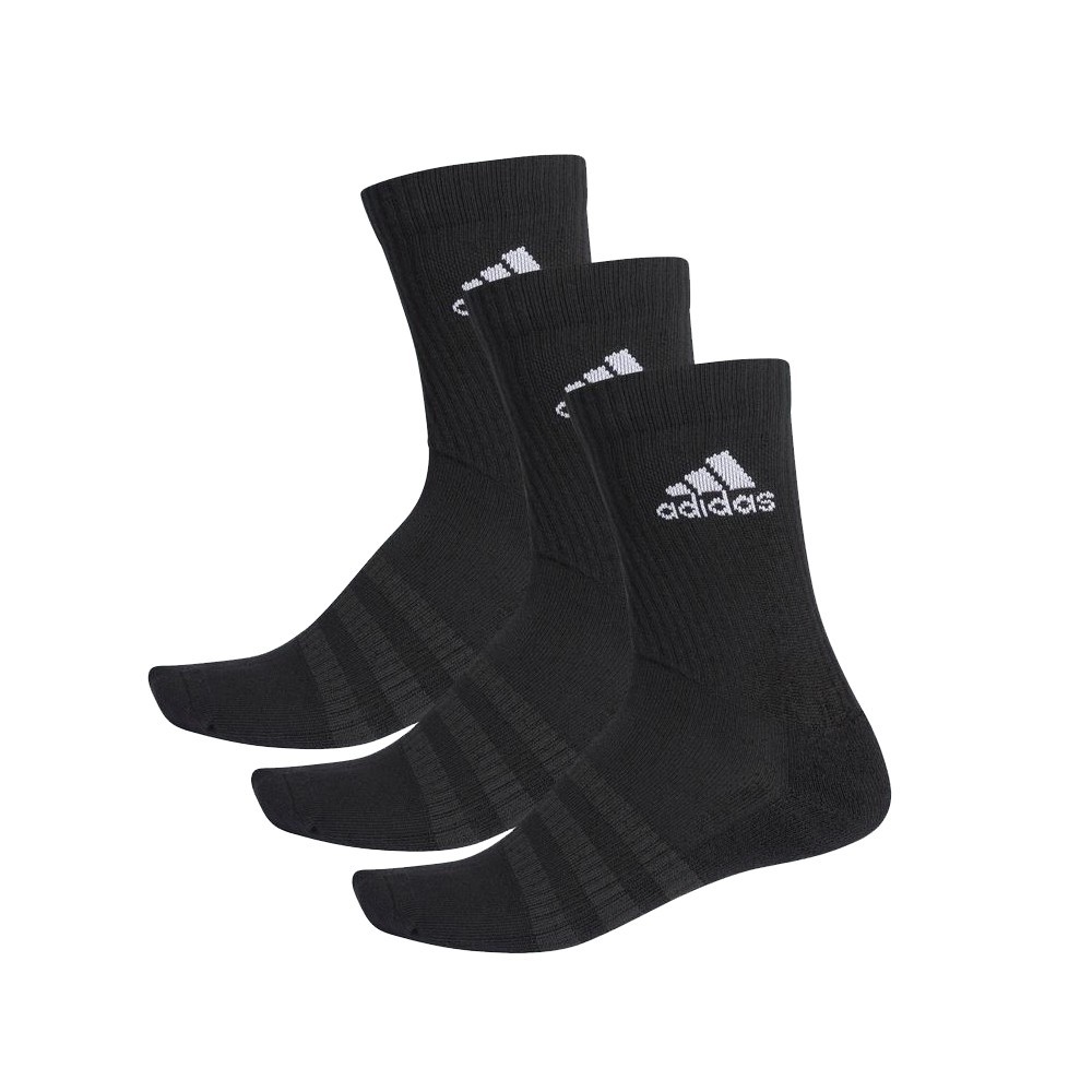 Chaussettes adidas Cushioned High Noir x3 - Sports Raquettes