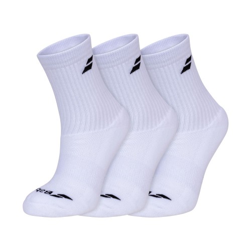 Chaussettes Babolat Blanc x3 19359