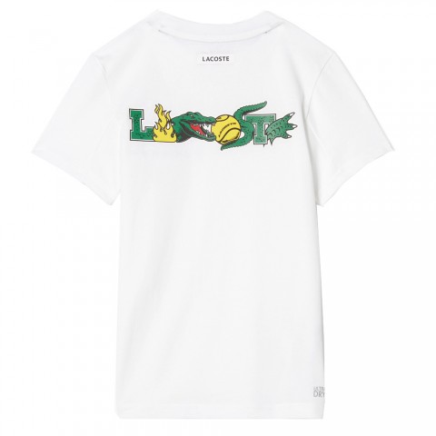 Tee-shirt Lacoste TJ9821 Junior Blanc 19374