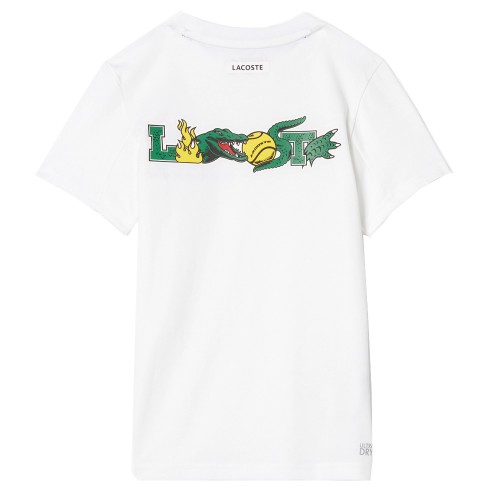 Tee-shirt Lacoste TJ9821 Junior Blanc 19374