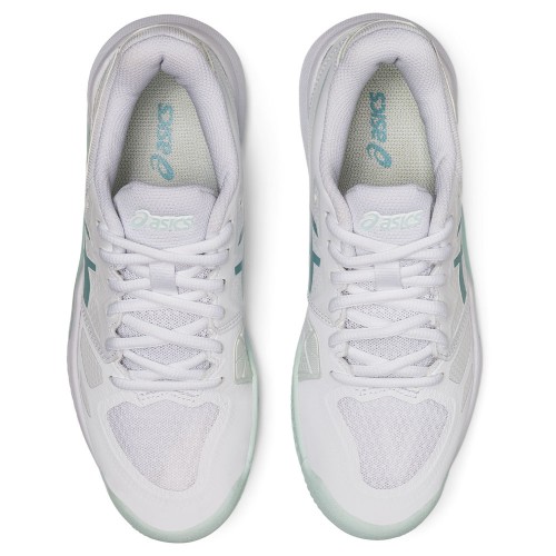 Chaussures Tennis Asics Gel Challenger 13 Terre Battue Femme Blanc/Bleu 19514