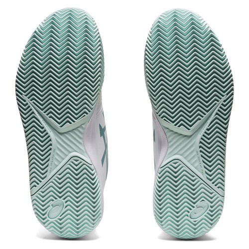 Chaussures Tennis Asics Gel Challenger 13 Terre Battue Femme Blanc/Bleu 19515