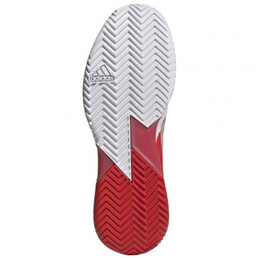 Chaussures adidas Tennis Adizero Ubersonic 4 Toutes Surfaces Homme Rouge/Blanc