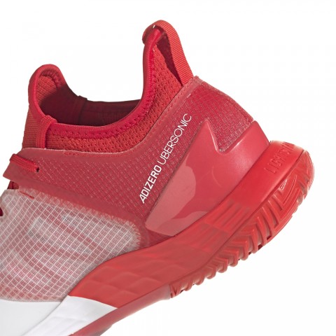 Chaussures Tennis adidas Adizero Ubersonic 4 Toutes Surfaces Homme Rouge/Blanc 19707