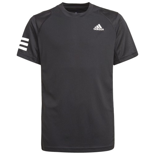 Tee-shirt adidas Club 3 Stripes Garçon Noir/Blanc 19725