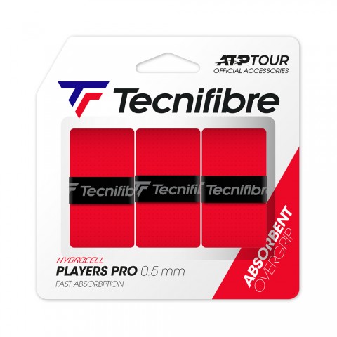 Surgrips Tecnifibre Players Pro Rouge x3 19814