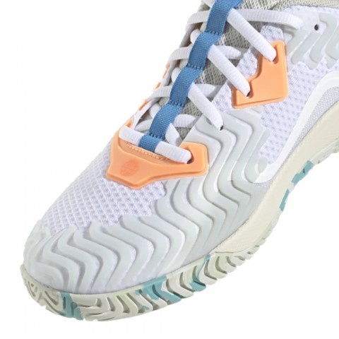Chaussures adidas Tennis Sole Match Control Toutes Surfaces Homme Blanc/Bleu/Orange Chaussures adidas Tennis Sole Match Control Toutes Surfaces Homme Blanc/Bleu/Orange